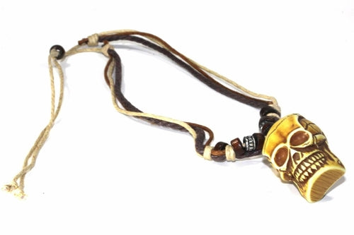 Tribal Skull Boho Style Necklace - Artisan Fashion Accessories