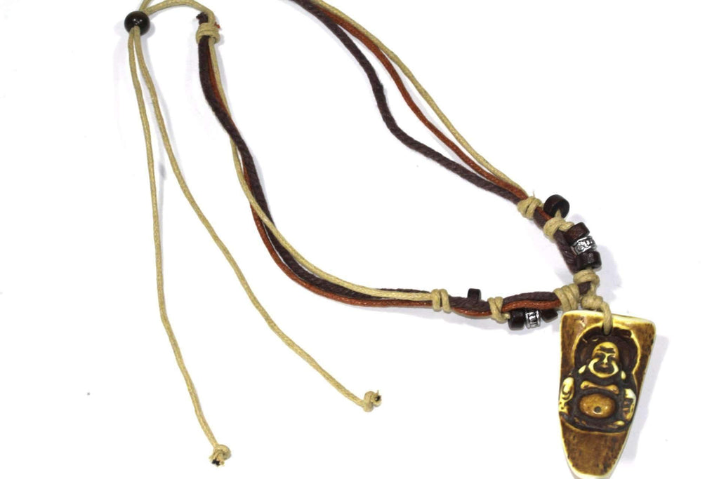 Laughing Buddha Boho Style Necklace - Spiritual & Wellness