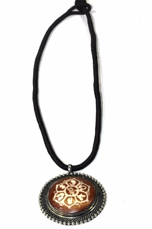 Auspicious Mandala Flower Spiritual Necklace - Spiritual & Wellness
