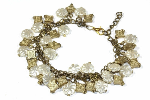 Celtic Cross Charm Bracelet - Artisan Fashion Accessories