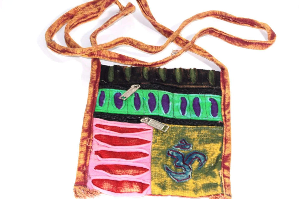 Om Cross Body Patchwork Jhola Bag - Artisan Fashion Accessories
