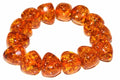Glowing Baltic Style Amber Bracelet - Artisan Fashion Accessories