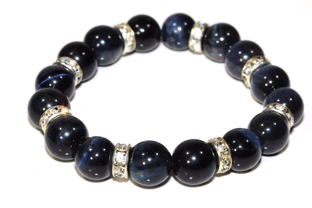Agate & Pave Charms Yoga Bracelet - Crystals & Gemstones