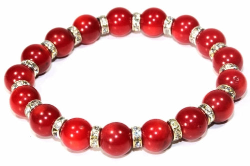 Round Agate Stone Yoga Bracelet - Crystals & Gemstones