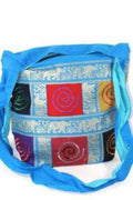 Spiral Patchwork Jacquard Elephant Sling Bag - Artisan Fashion Accessories