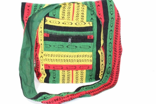 Rasta Vibes Durrie Sling Bag - Artisan Fashion Accessories