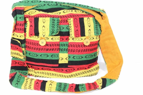 Rasta Vibes Durrie Sling Bag - Artisan Fashion Accessories