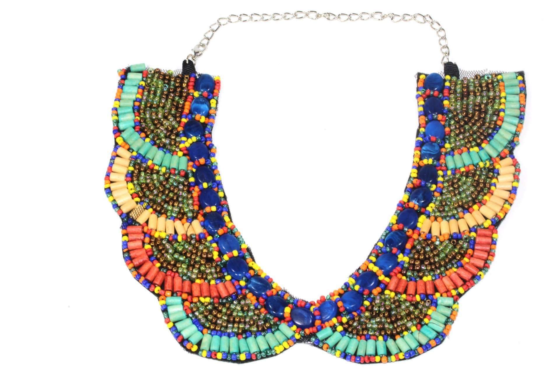 Santa Fe Style Bib Necklace - Artisan Fashion Accessories
