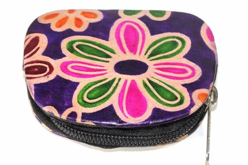 Groovy Flower Coin Purse - Artisan Fashion Accessories