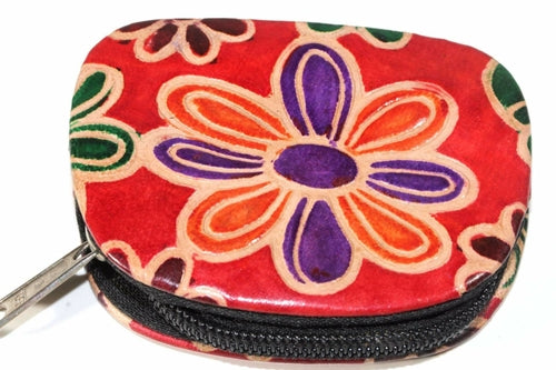 Groovy Flower Coin Purse - Artisan Fashion Accessories
