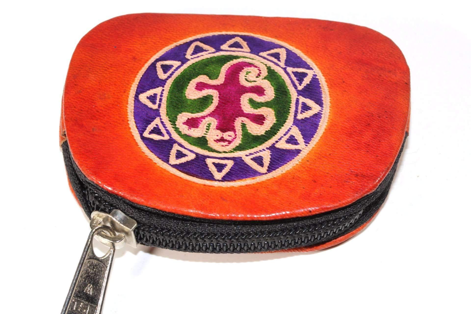 Tribal Salamander Coin Purse - Artisan Fashion Accessories