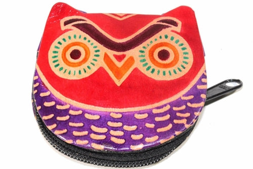Hooty Owl Coin Purse - Artisan Fashion Accessories