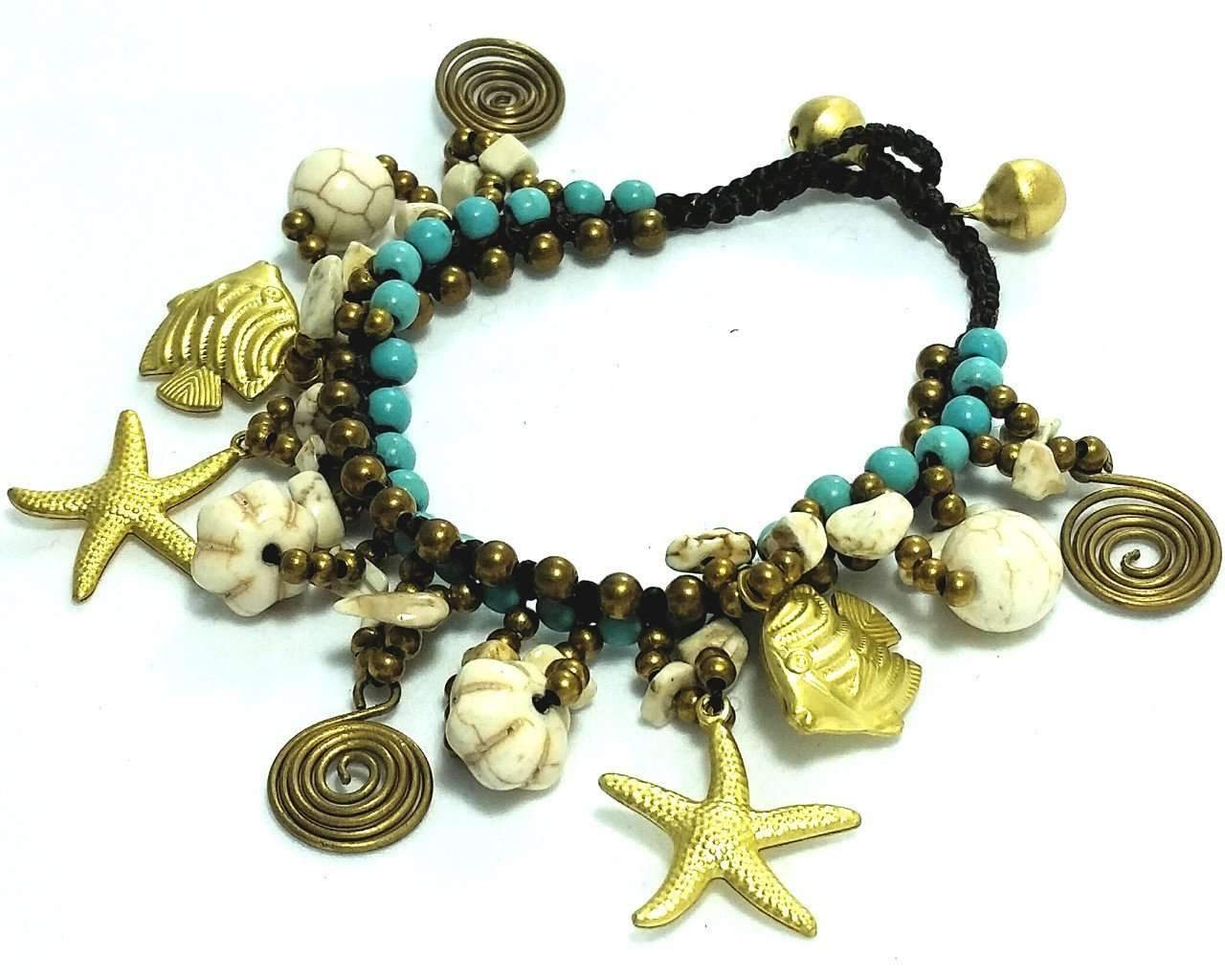 Sand & Surf Charm Bracelet - Artisan Fashion Accessories