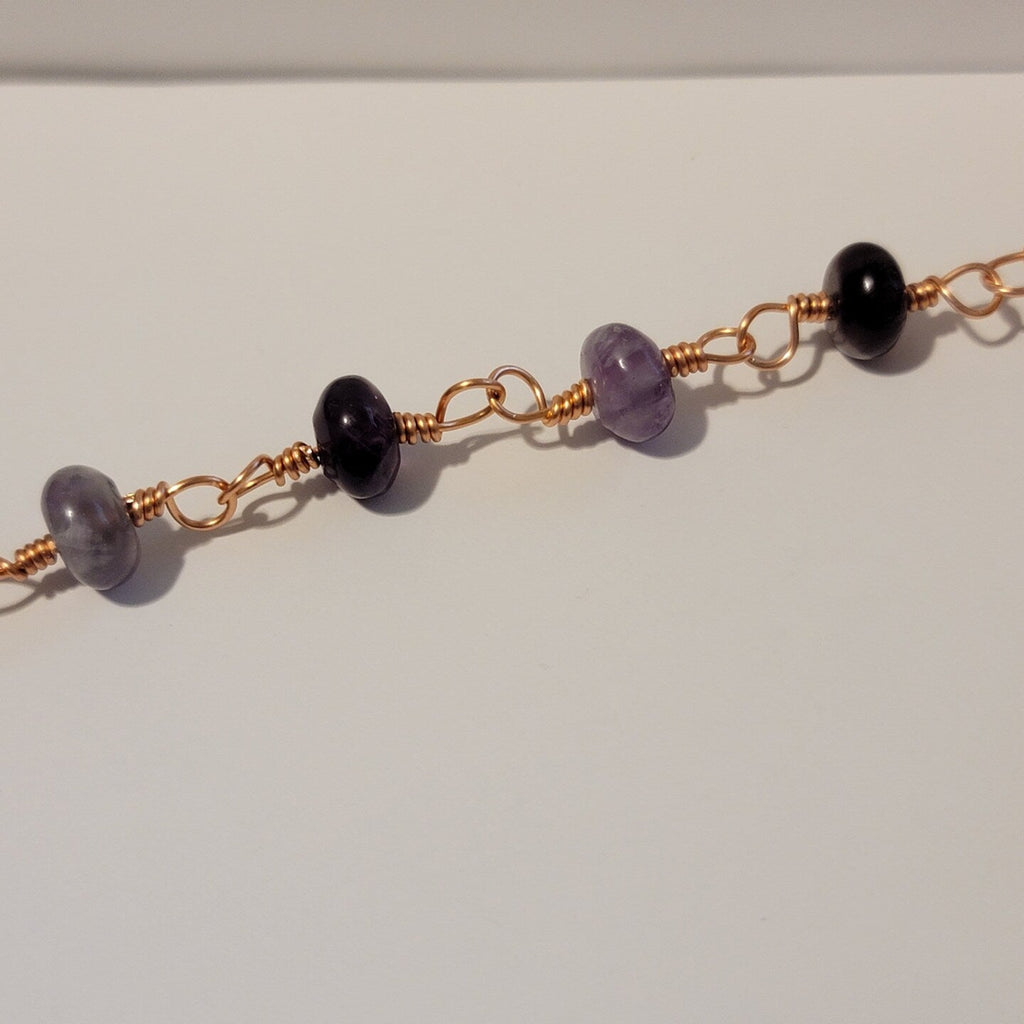 Amethyst Copper Bracelet - Bracelets