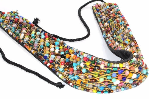 Prismatic Beaded Belt - Artisan Fashion Accessories