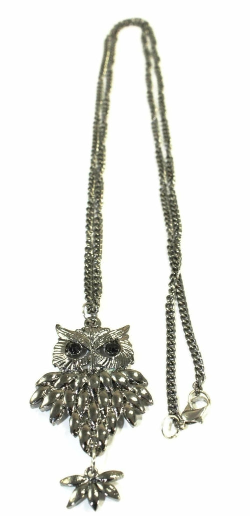Rising Owl Pendant Necklace - Artisan Fashion Accessories