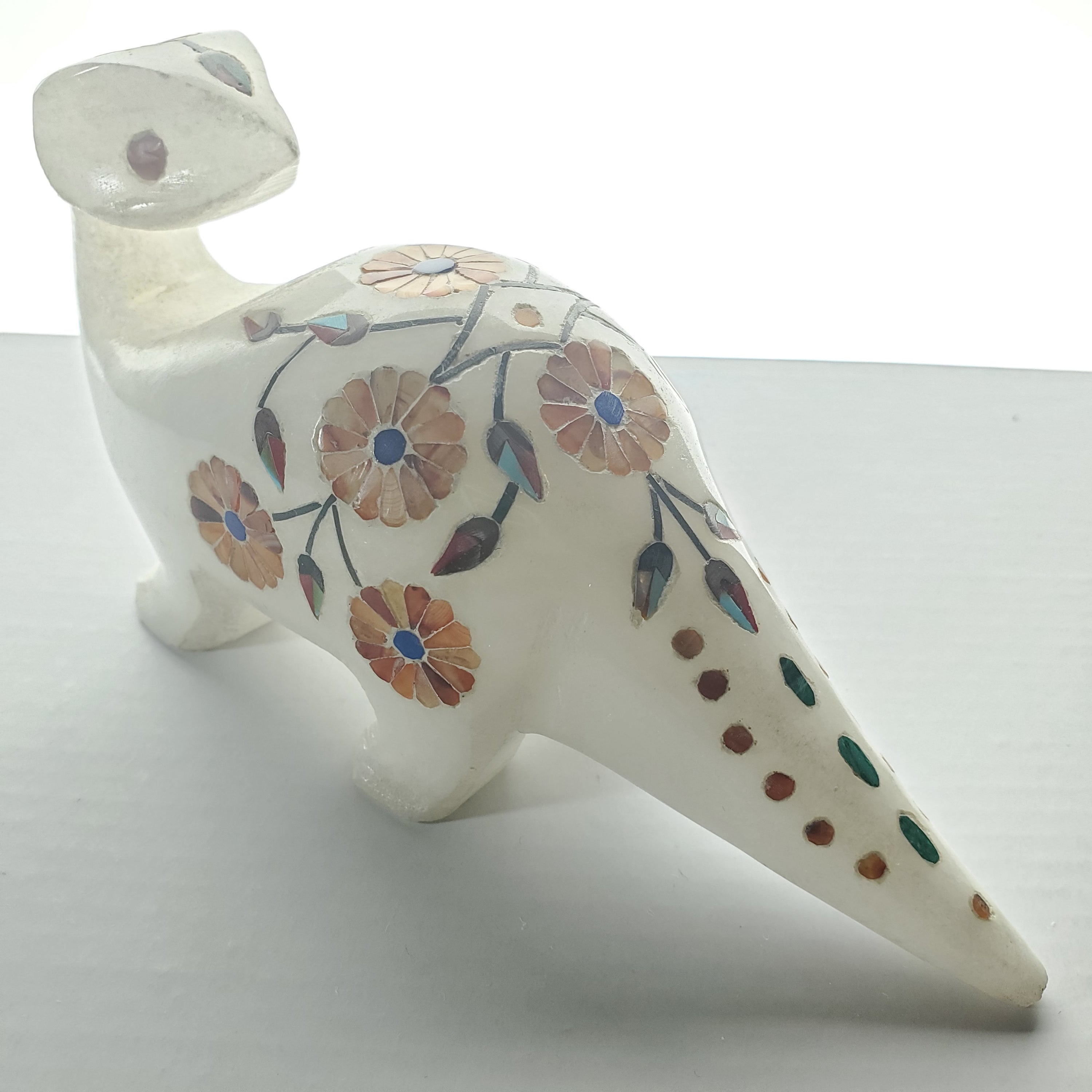 Vintage Carved Animal Figurine - Artisan Home Décor