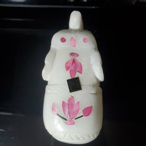Vintage Carved Animal Figurine - Artisan Home Décor