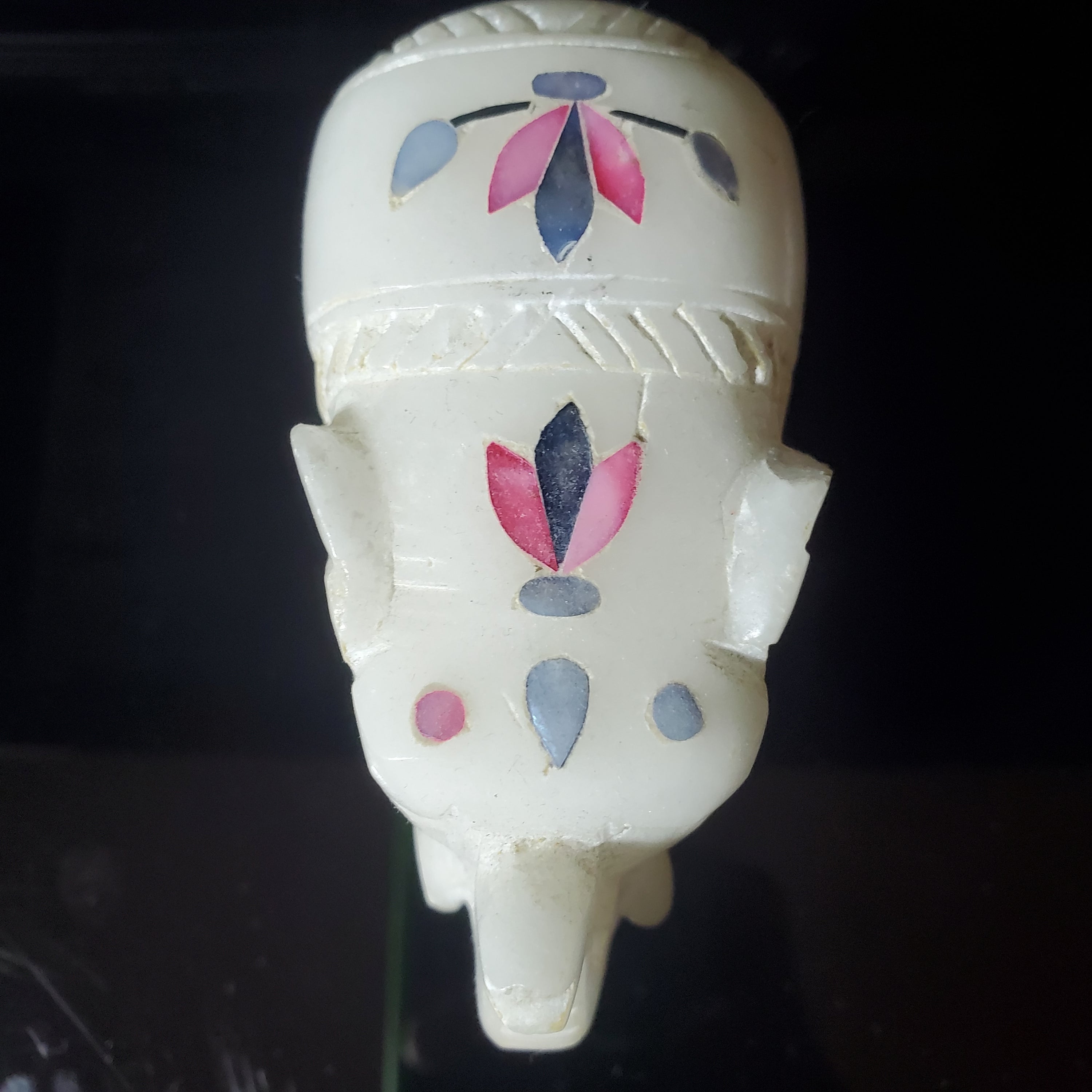 Vintage Carved Animal Figurine - Artisan Home Décor