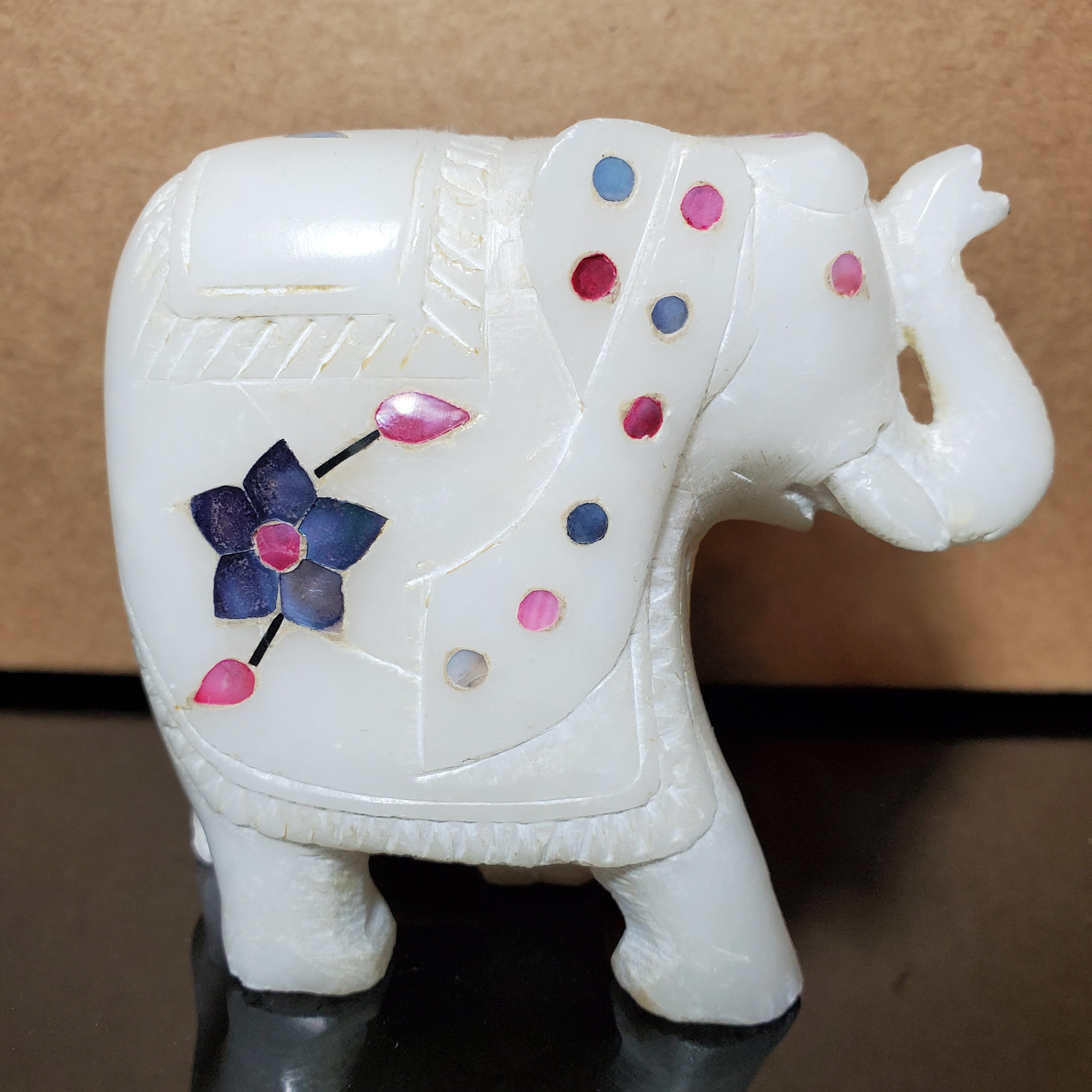 Vintage Carved Animal Figurine - Artisan Home Décor