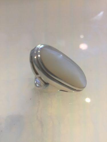 Mother of Pearl Silver Ring | Protection | Emotional Balance