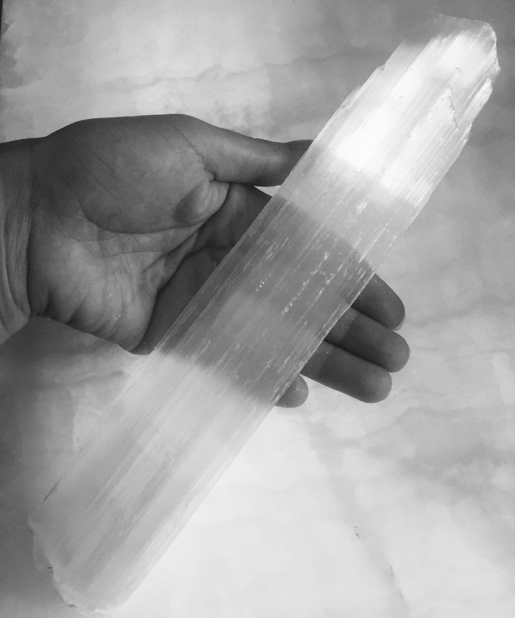 Selenite Sticks (10 Pack) | White Healing Crystal | Energy Cleansing