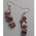 Amethyst Chip Earrings - Earrings