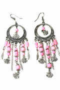 Fish Charms Chandelier Bead Earrings - Artisan Fashion Accessories