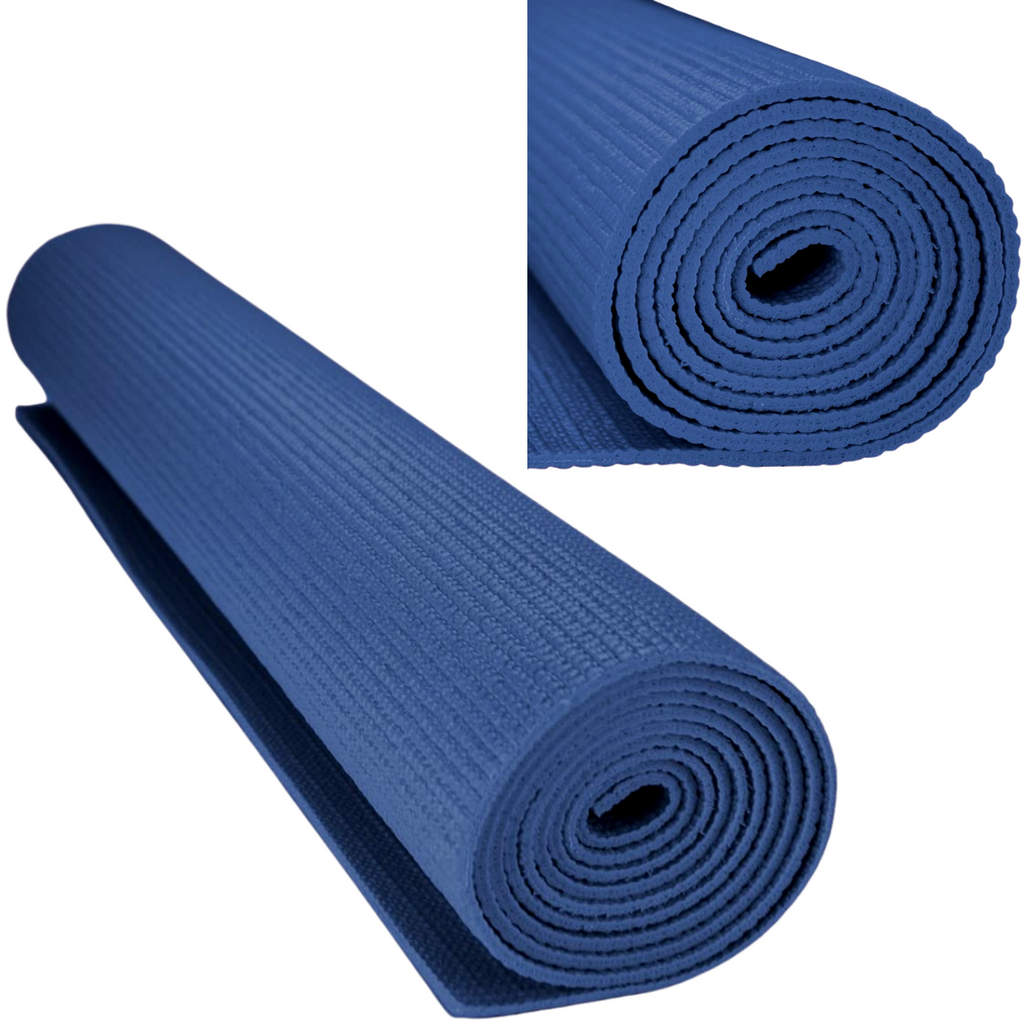 FlowMaster Pro Yoga Mat 6mm - Professional yoga mat with carrying strap