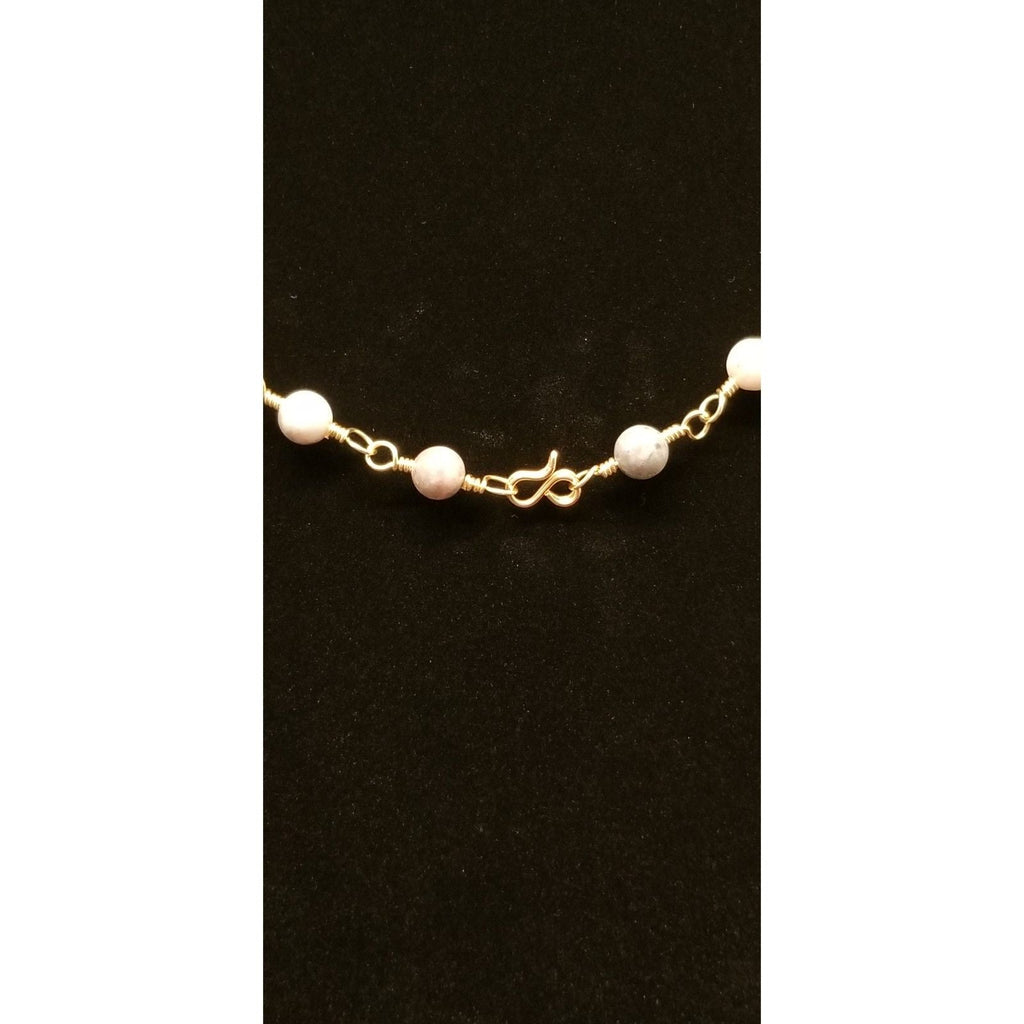 Agate Bead Necklace - Necklaces