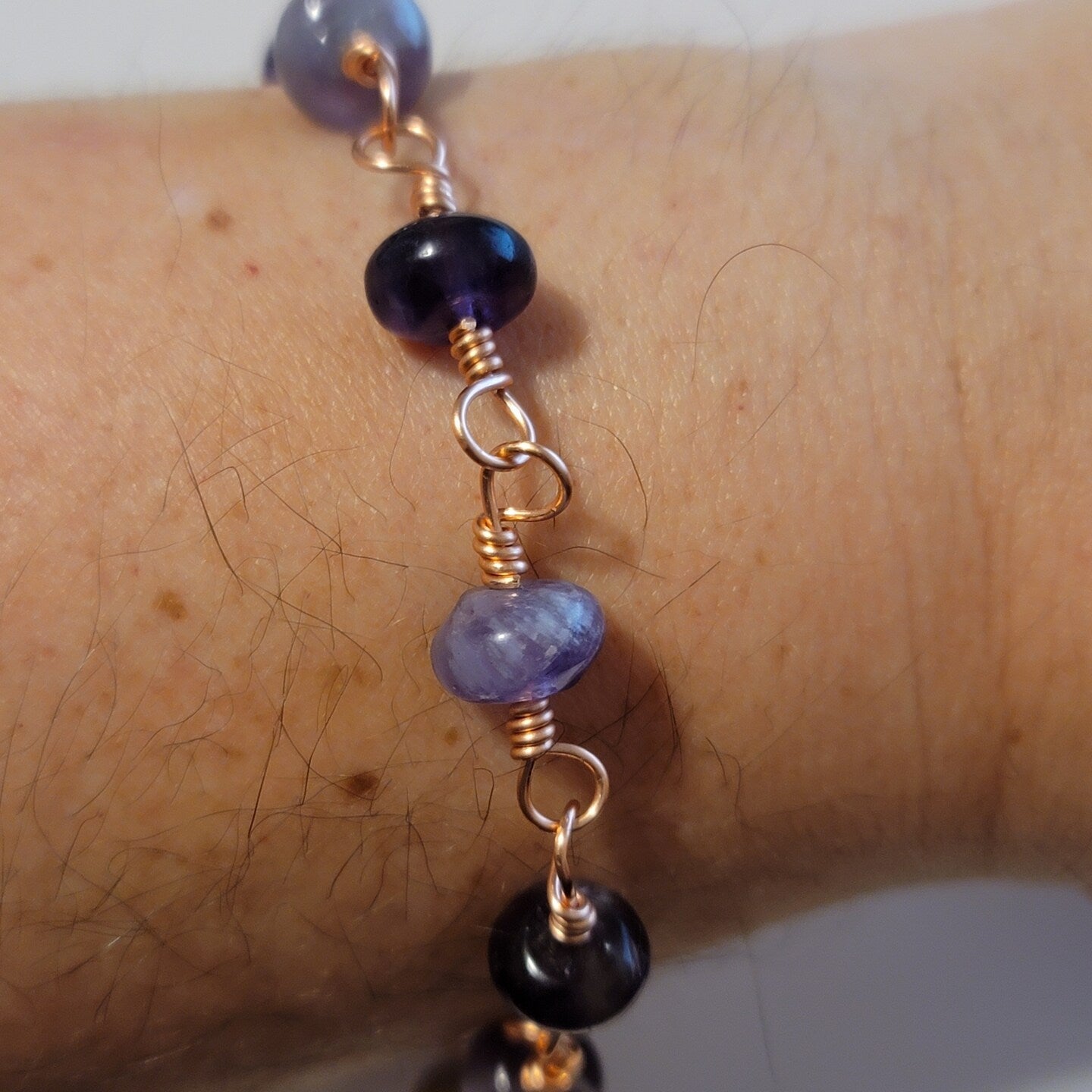 Amethyst Copper Bracelet - Bracelets