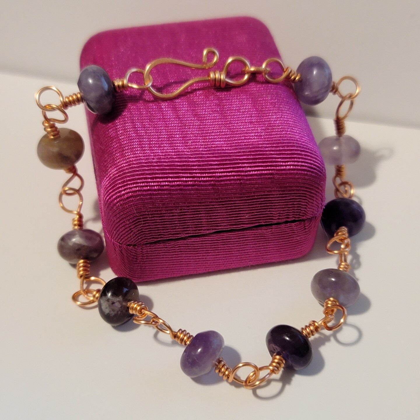 Amethyst Copper Bracelet - Bracelets