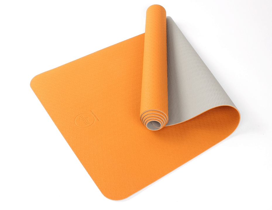 ZenBalance Yoga Mat 4mm - Two-tone TPE eco-friendly lightweight mat