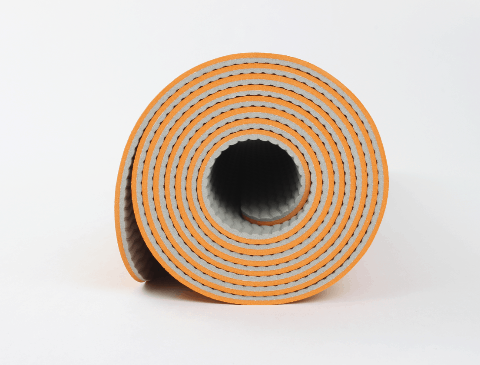 ZenBalance Yoga Mat 4mm - Two-tone TPE eco-friendly lightweight mat