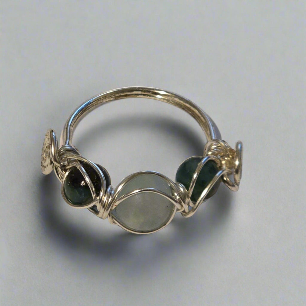 Aquamarine Emerald Ring - Rings