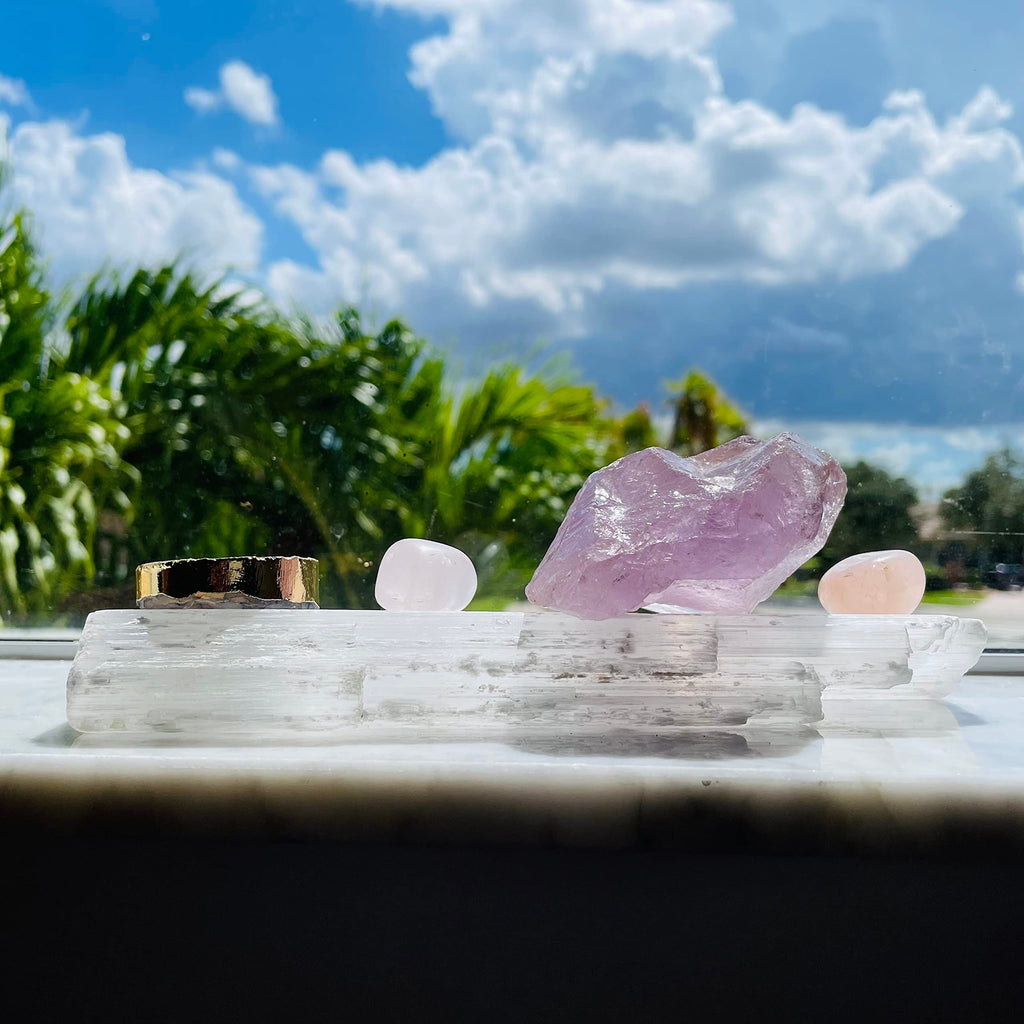 Selenite Wand | Energy Cleansing Stick | 7-8 Inch | WorthyVibe