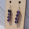Amethyst Bead Earrings - Earrings