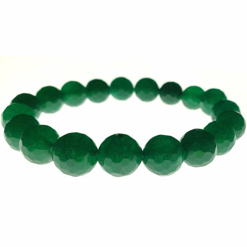 Aventurine Beaded Stretch Bracelet - Crystals & Gemstones