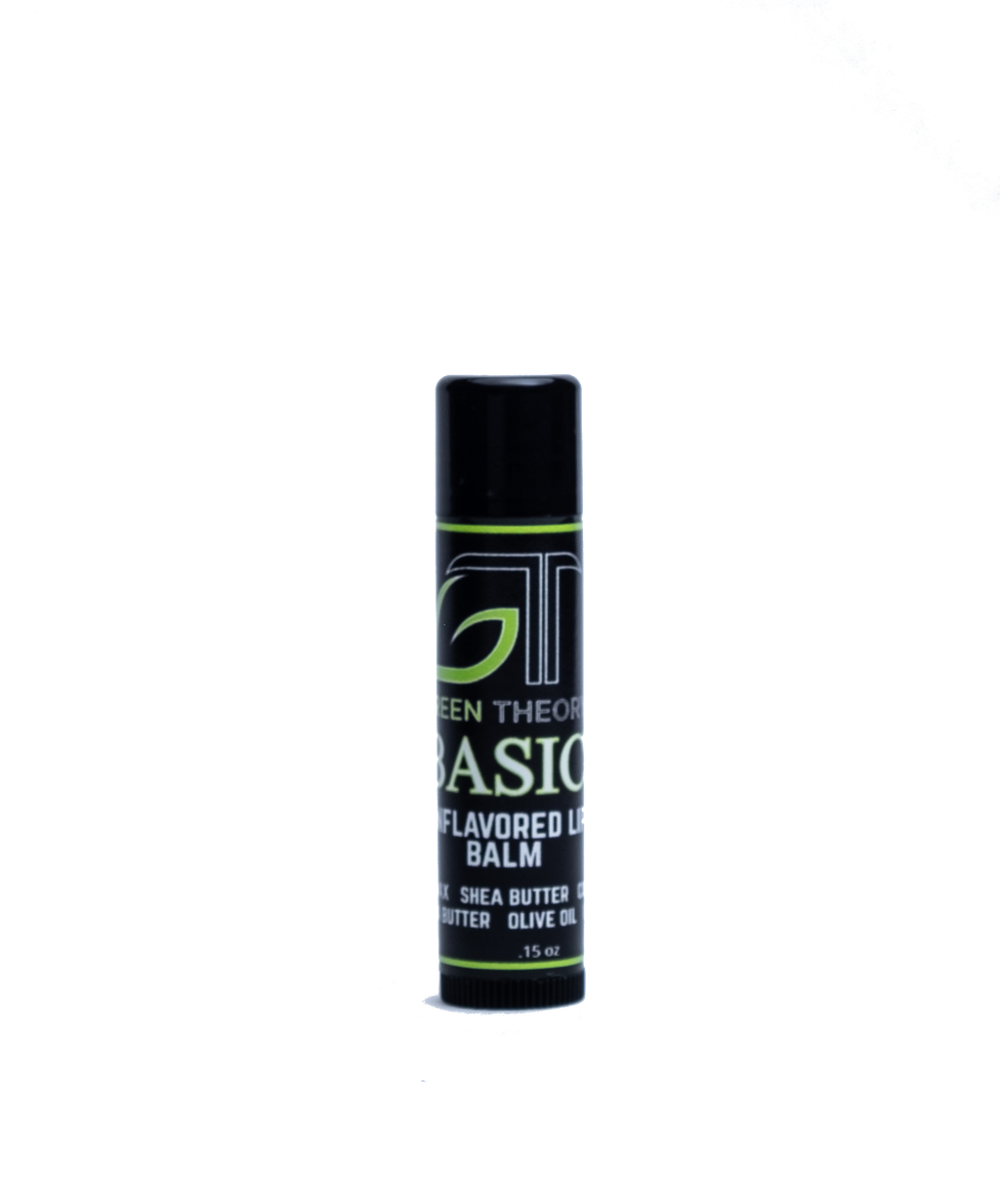 Green Theory Basic Unflavored All Natural Lip Balm - Spiritual & Wellness