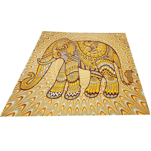 Festival Boho Jeweled Elephant Tapestry - Artisan Home Décor
