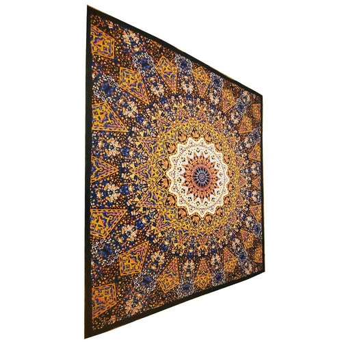 Chakra Star Indian Elephant Mandala Tapestry - Spiritual & Wellness