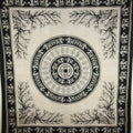 Black Tigers and Elephants Majestic Beasts Tapestry - Spiritual & Wellness