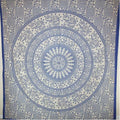 Blue Baby Elephant Chakra Mandala Tapestry - Artisan Home Décor