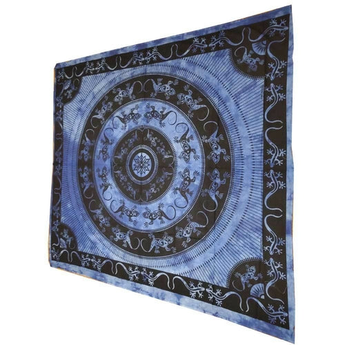 Lizard Mandala Bohemian Tapestry Bedsheet - Spiritual & Wellness