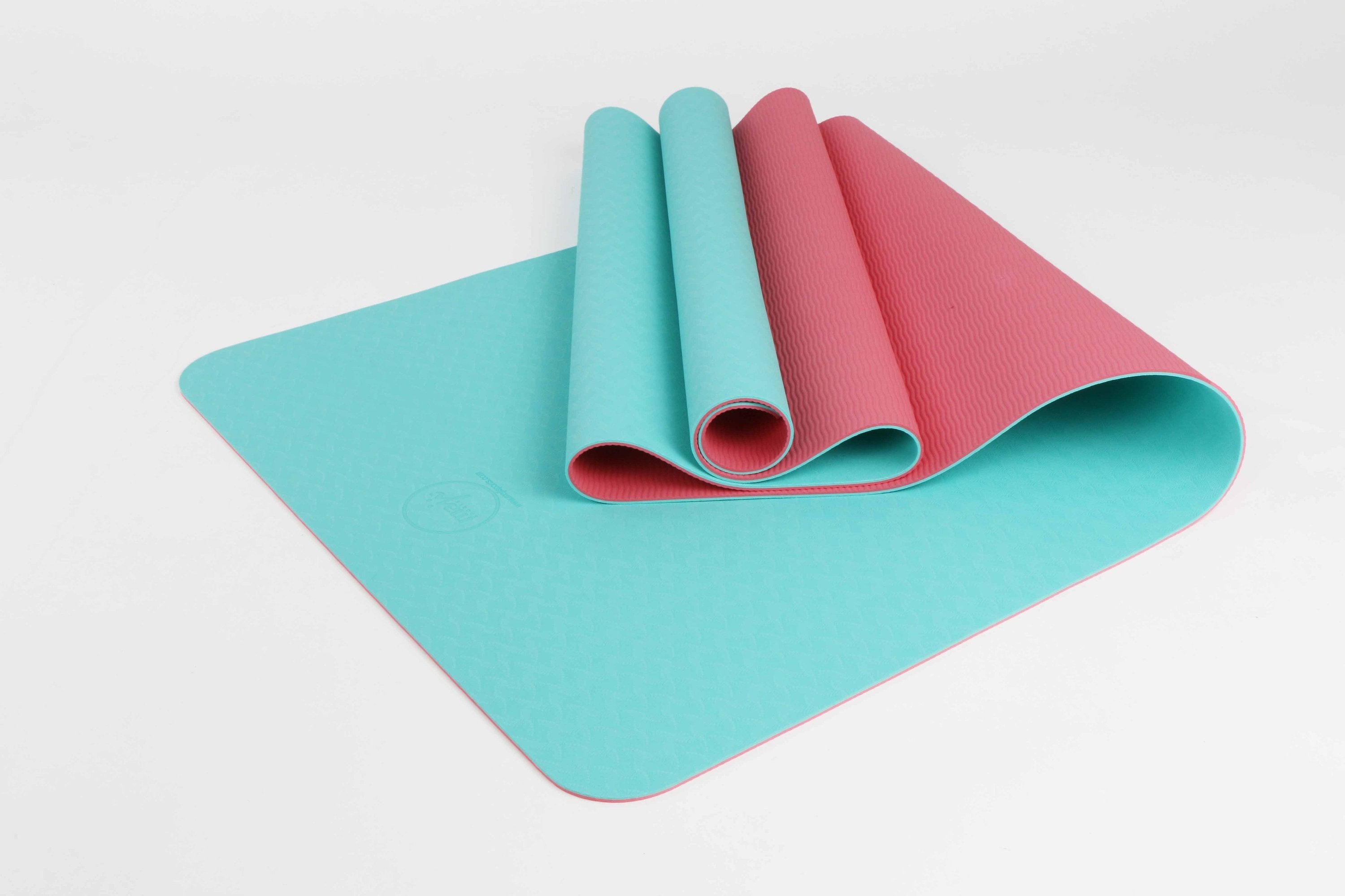 ZenBalance Yoga Mat 4mm - Two-tone TPE eco-friendly lightweight mat