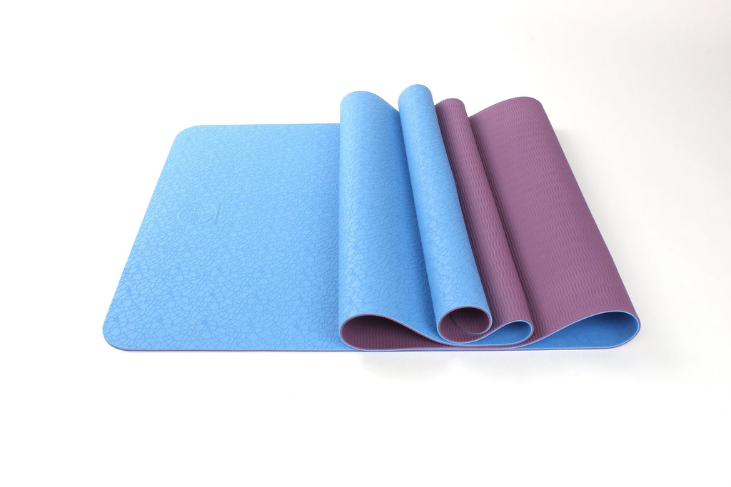 ZenBalance Yoga Mat 4mm - Two-tone TPE eco-friendly lightweight mat