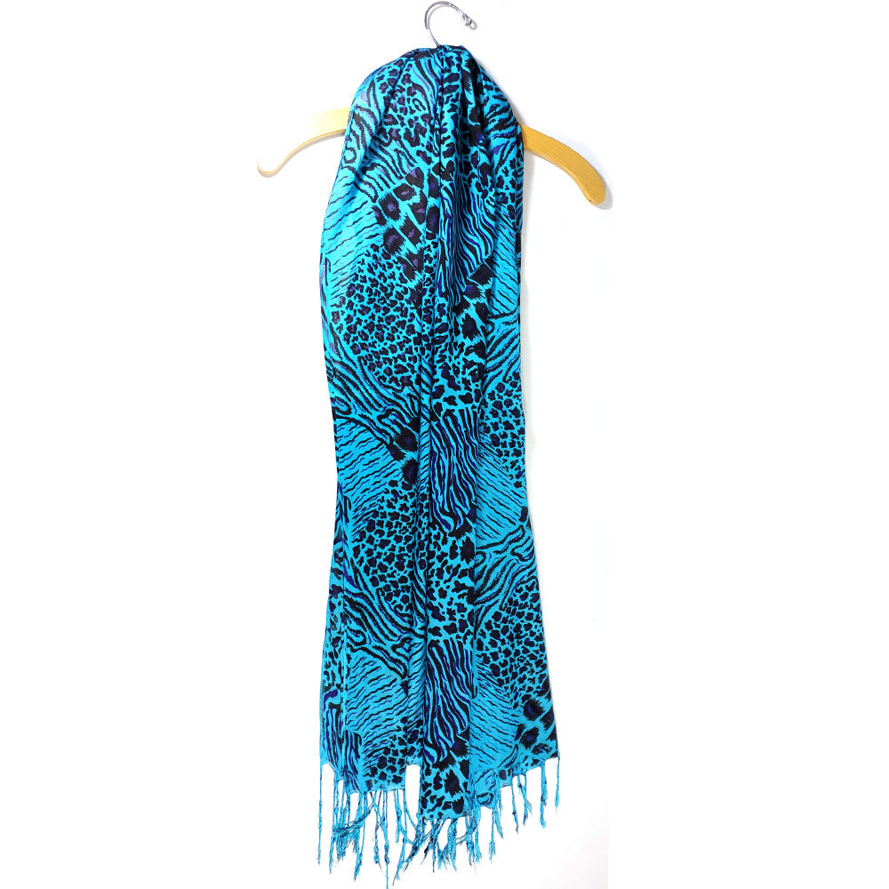 Animal Print Cotton Stole - Artisan Fashion Accessories