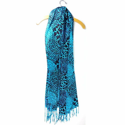 Animal Print Cotton Stole - Artisan Fashion Accessories