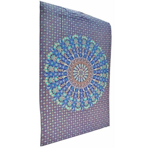Radha Krishna Elephant Tapestry - Spiritual & Wellness