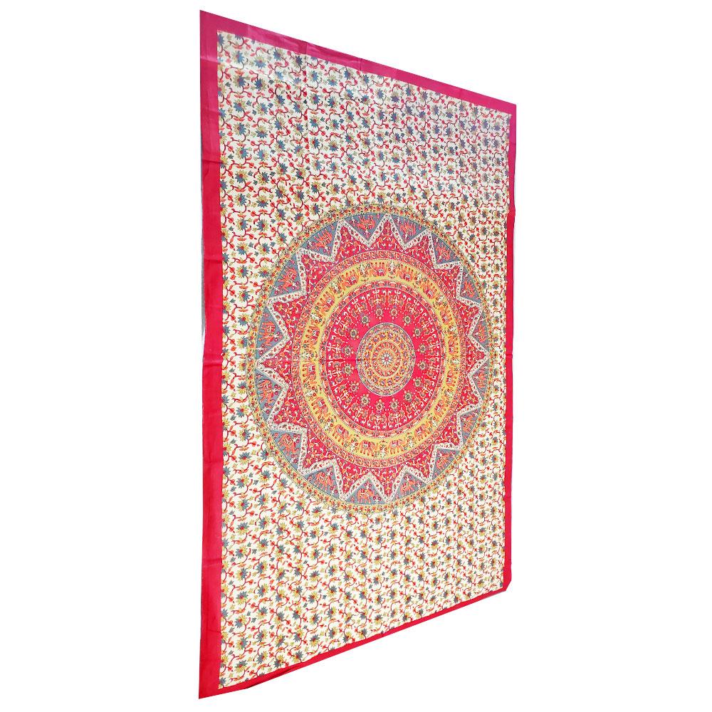 Chakra Star Sign Elephant Mandala Tapestry - Spiritual & Wellness